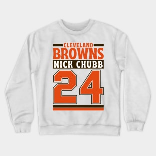 Cleveland Browns Chubb 24 Edition 3 Crewneck Sweatshirt